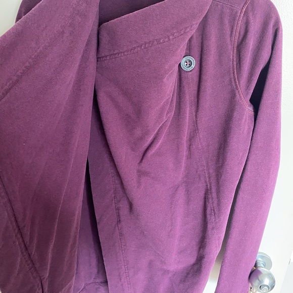 Lululemon Purple Wrap Neck Sweater - Picture 5 of 5